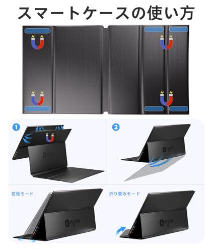 Amazon.co.jp: Ingnok モバイルモニター 15.6インチ タッチパネル 10点